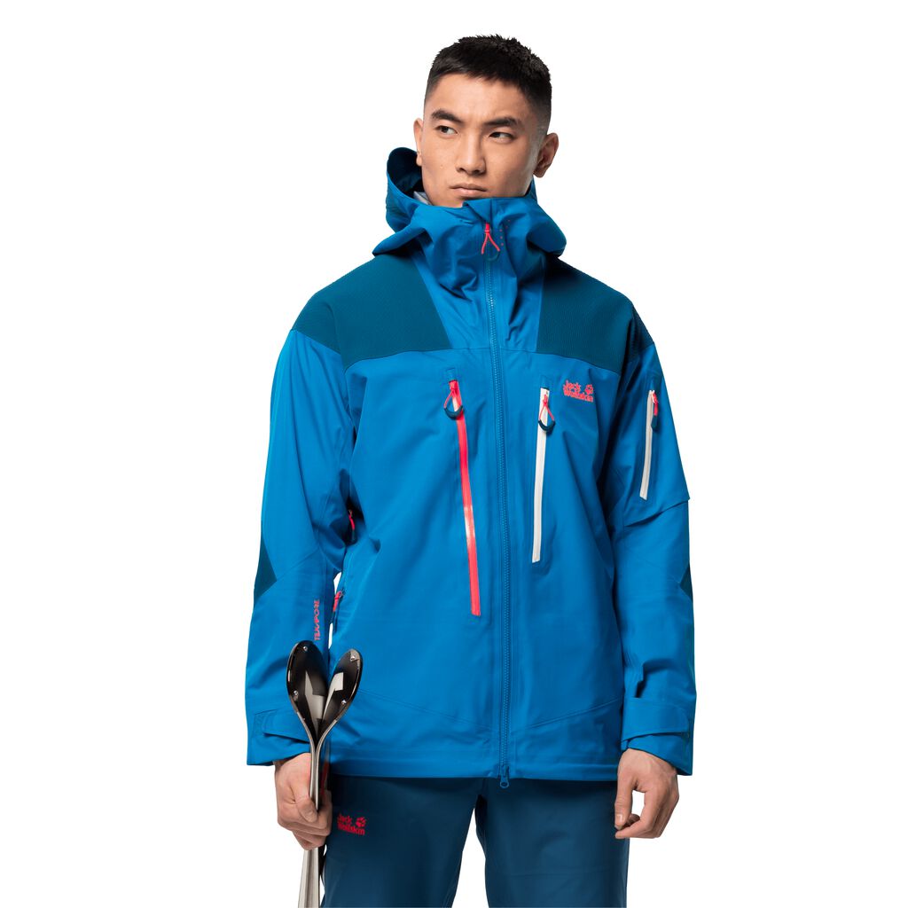 Jack Wolfskin SOLITUDE MOUNTAIN μπουφαν σκι ανδρικα μπλε | GR6660259